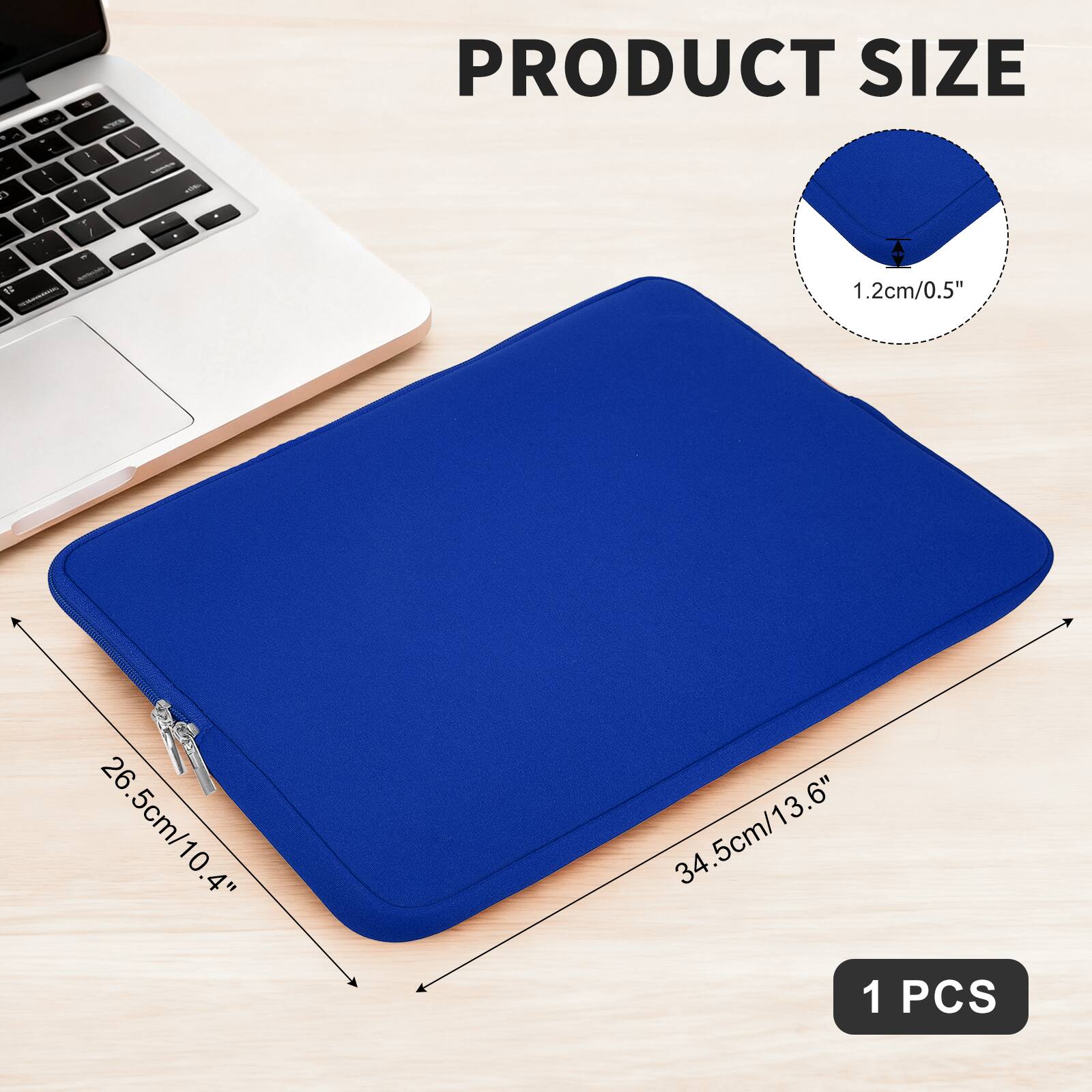PRODUCT SIZE

1.2cm/0.5"  
26.5cm/10.4"  
34.5cm/13.6"  

1 PCS