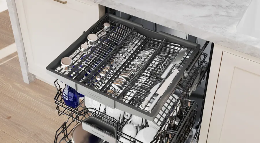The text on the image reads "asa Saaluss." However, it is not clear what this text represents or its purpose. It could be a name, a brand, or a description related to the dishwasher or the kitchen.