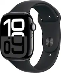 Jet Black - Aluminum - Sport Band - Black