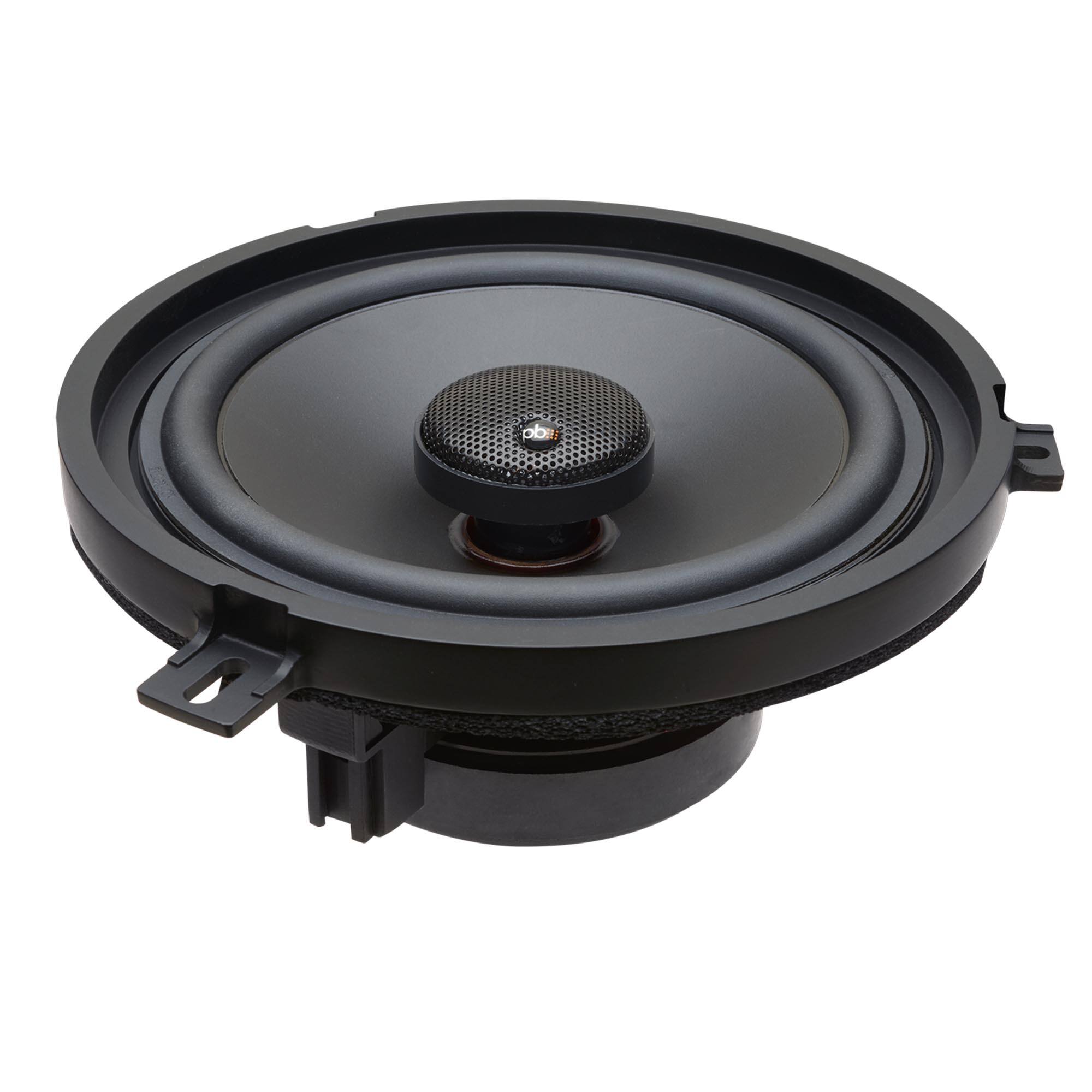 Alt View 1. Powerbass - Powerbass OE652-CH Coaxial OEM Replacement Speakers Jeep & Chrysler (Pair) - Black/Gray.