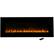 Alt View 16. Northwest - 54-Inch Electric Fireplace Wall Mounted - LED Fire and Ice Flame, Adjustable Heat, and Brightness with Remote (Black) - Black.