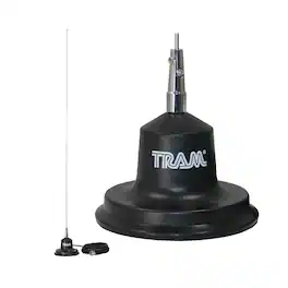 Tram 300 300-watt 26 Mhz To 30 Mhz 1-piece Magnet-and-coil-housing Trucker Cb Antenna Kit - Silver