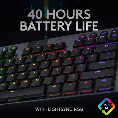 Logitech G915 LIGHTSPEED TKL Wireless Mechanical GL Tactile Switch Logitech G915 LIGHTSPEED TKL Wireless Mechanical GL Tactile Switch