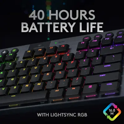Logitech G915 LIGHTSPEED TKL Wireless Mechanical GL Tactile Switch 