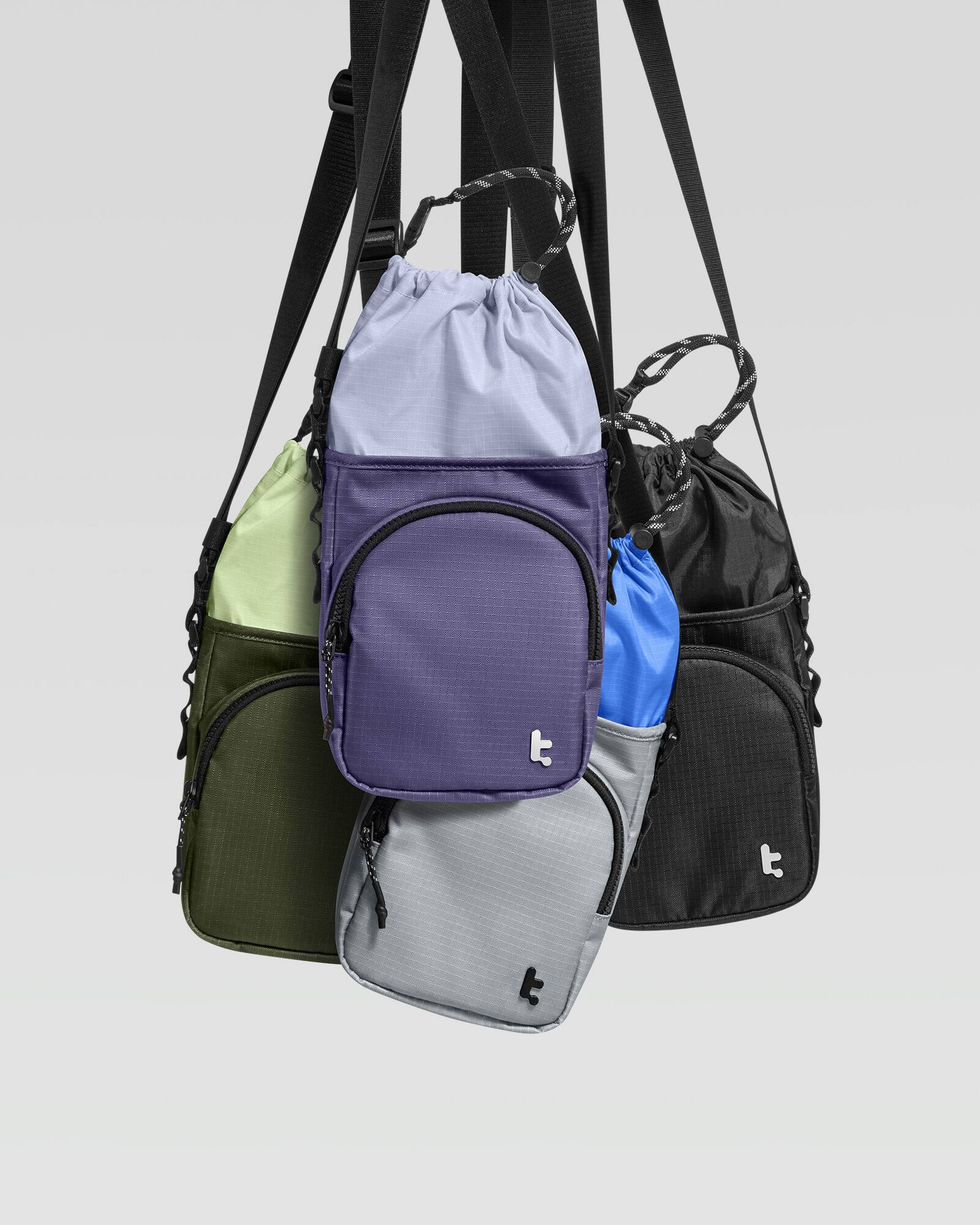 Alt View 5. tomtoc - GameOn-G50 Sling Crossbody Bag for Nintendo Switch 2 / Switch OLED Slim Case, Travel Chest Carrying Pouch - Black.