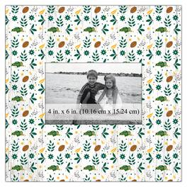 Fan Creations - NDSU Bison 10'' x 10'' Floral Pattern Frame - Multicolor