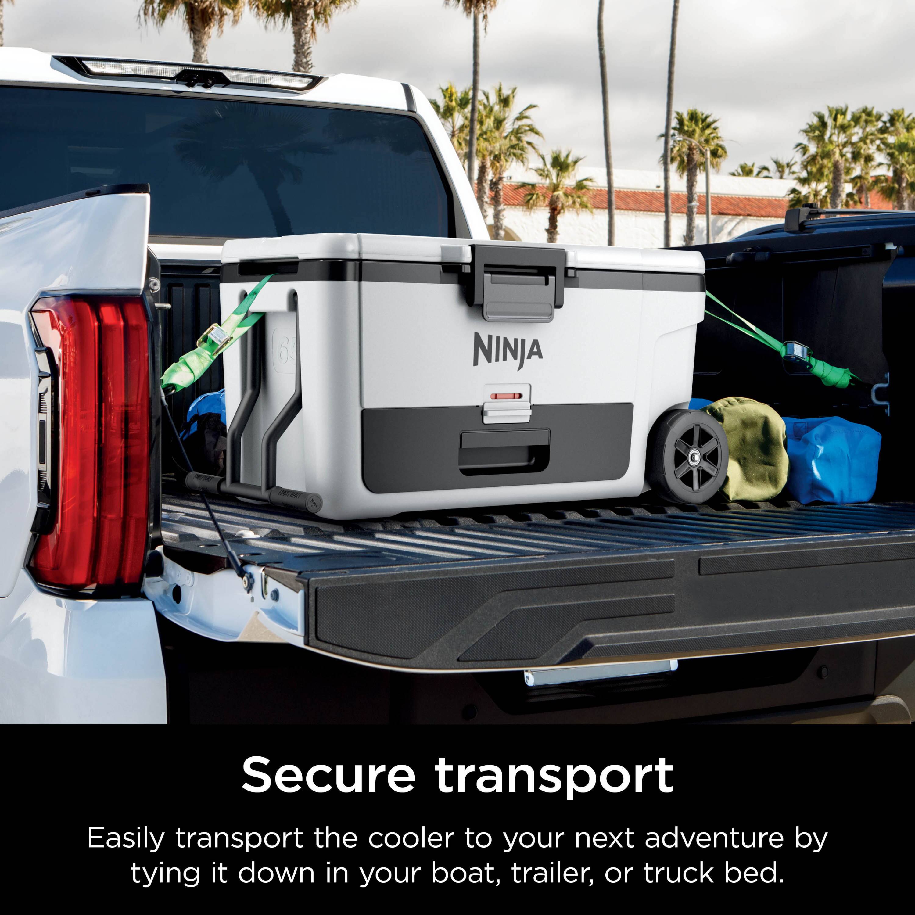 Ninja FrostVault 65 qt. Wheeled Cooler with Cold Dry Zone Cloud