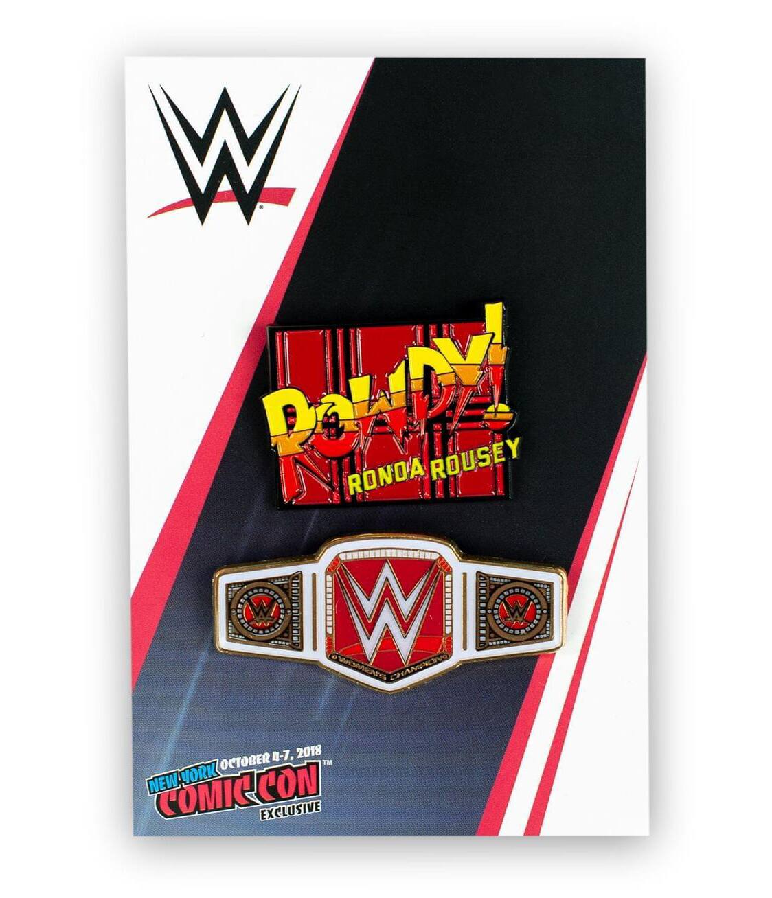 WWE Ronda Rousey "Raw" Champion 4-7. 2018 October New York Comic Con Exclusive