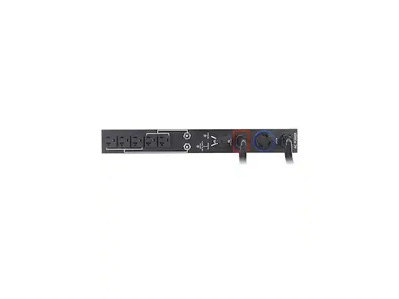 Front. Eaton - EATON MBP PDU, 120V, 5-15P TO (6) 5-15R - Black.