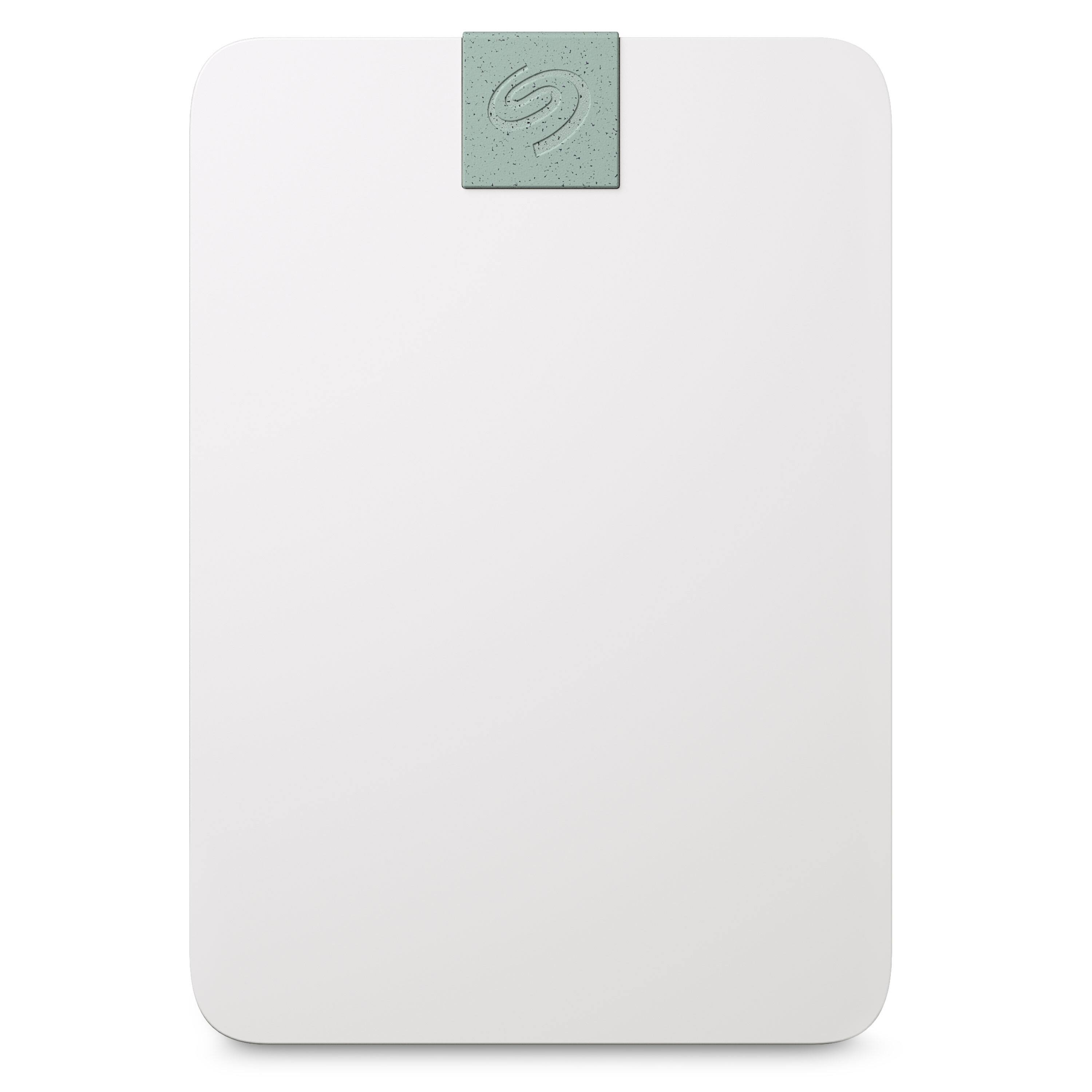 Angle. Seagate - Ultra Touch 2TB External USB-C Portable Hard Drive with Rescue Data Recovery Services - Cloud White.