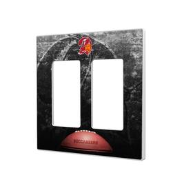Keyscaper - Tampa Bay Buccaneers Legendary Design Double Rocker Lightswitch Plate - Multicolor