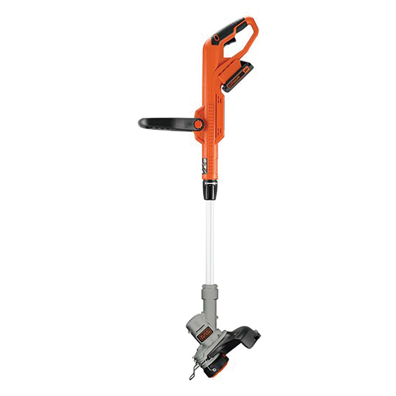 Alt View 6. Black+Decker - 20-Volt MAX 2-in-1 Cordless String Trimmer and Edger with Battery and Charger LST300.