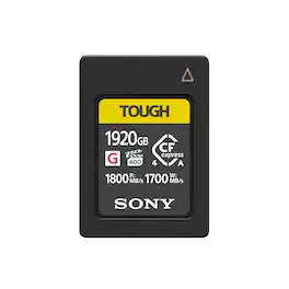 Sony - CEA-G Series CFexpress 1920GB Type A Memory Card - VPG400 Certified