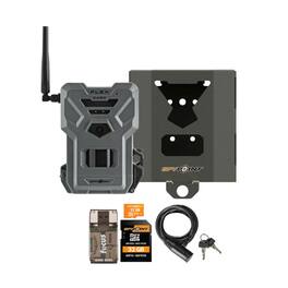 Spypoint - FLEX DARK GPS Enabled Gray Cellular Trail Camera and Memory Card Bundle