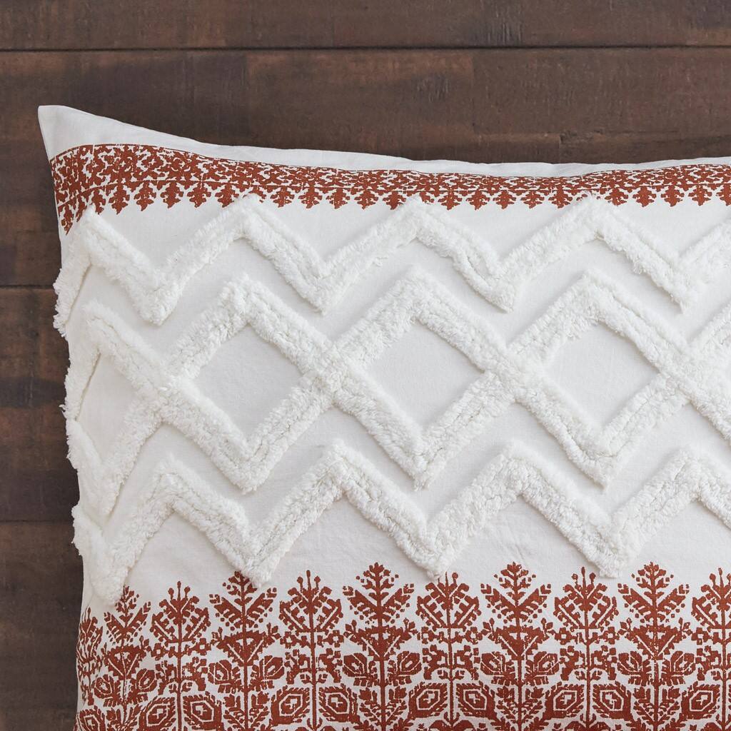 Alt View 3. Gracie Mills - Gracie Mills Robbins 3-Piece Cotton Comforter Set with Chenille Tufting - Auburn.