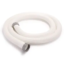Intex - 26071RP 1.5 Inch x 9.8 Foot Replacement Pool Pump Hose Accessory with Nuts - White