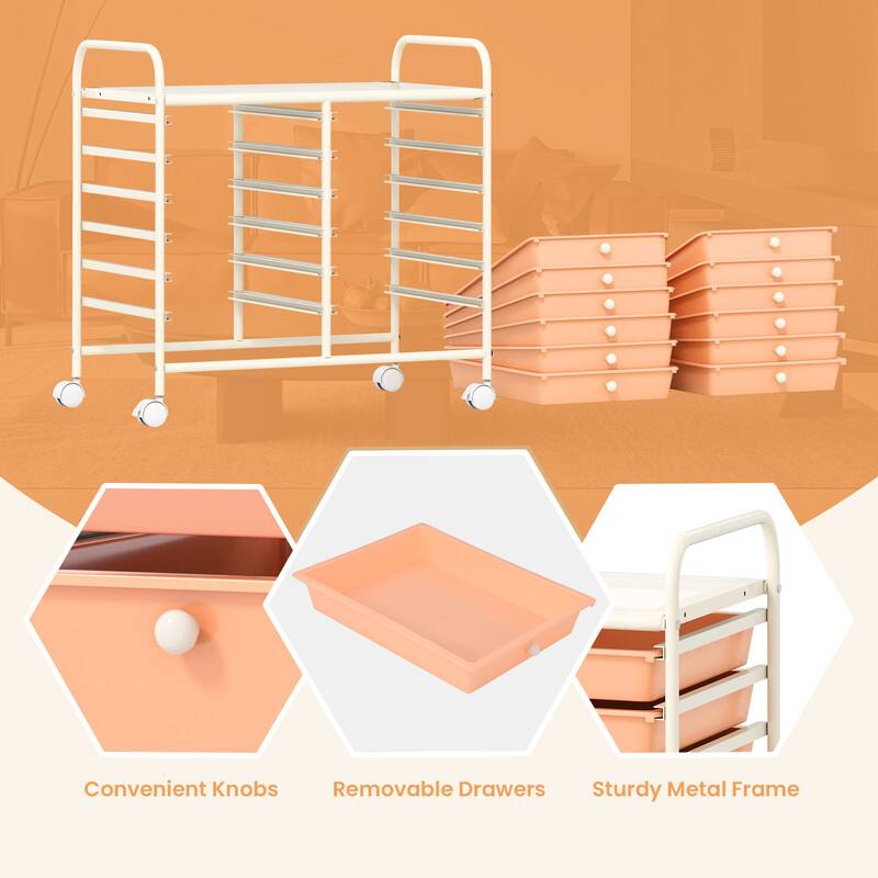 Convenient Knobs  
Removable Drawers  
Sturdy Metal Frame