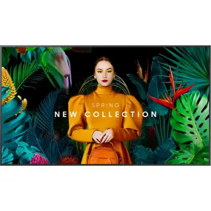 Samsung 75-inch Commercial 4K UHD Display, 500 NIT