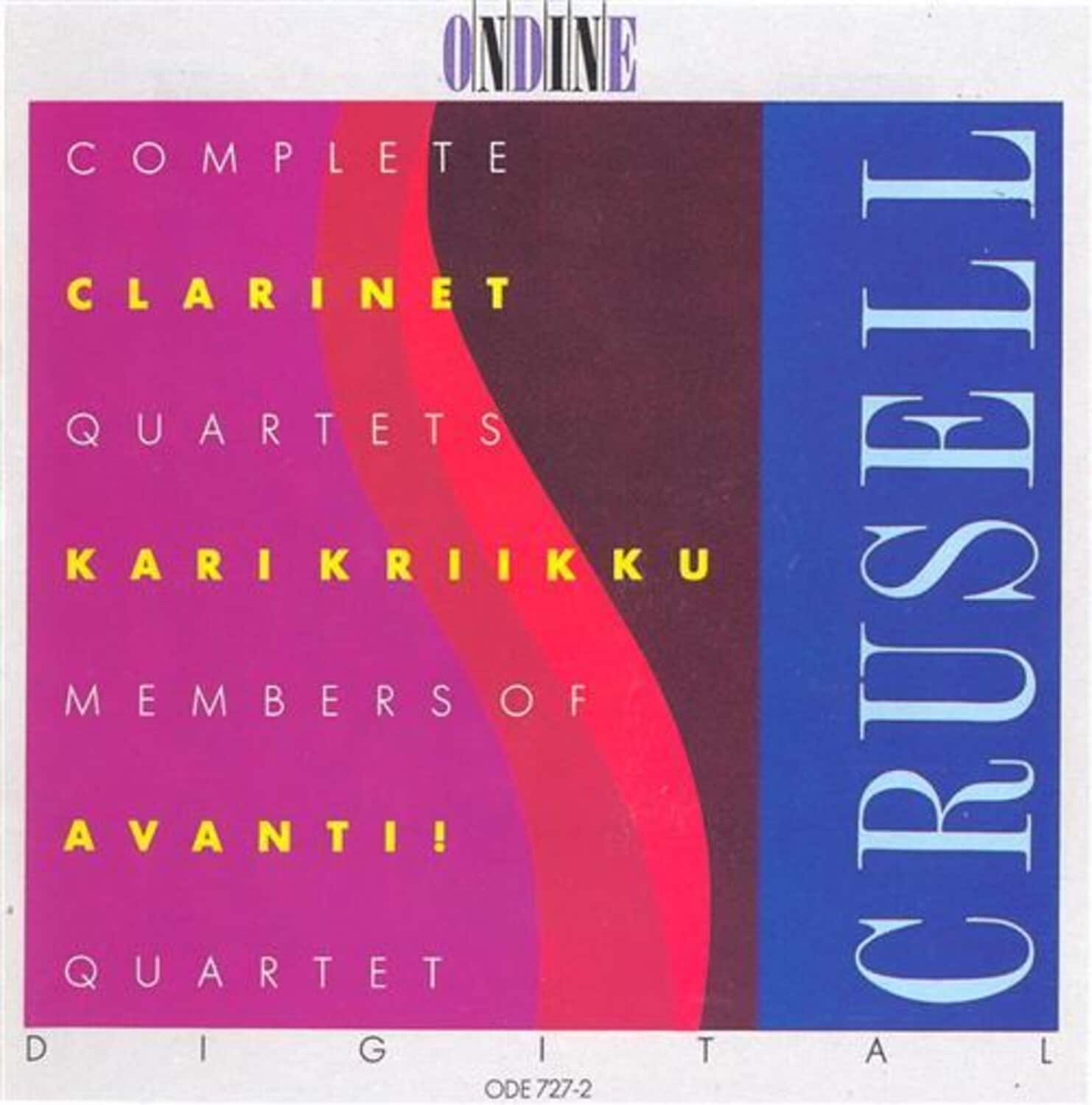 Crusell / Krukku - Clarinet Quartets 1-3   - COMPACT DISCS [CD] price history on PriceWatchPro