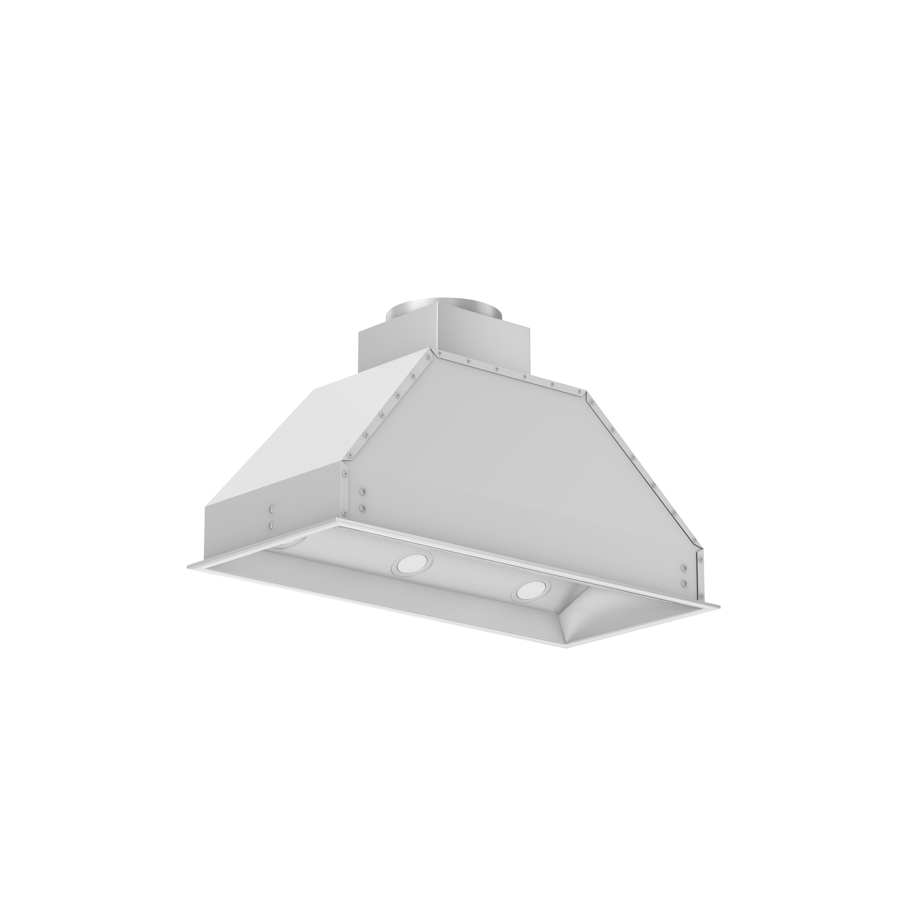 Back. ZLINE - ZLINE 34" Remote Blower Ducted Range Hood Insert in Stainless Steel (695-RD-34) - Stainless Steel.