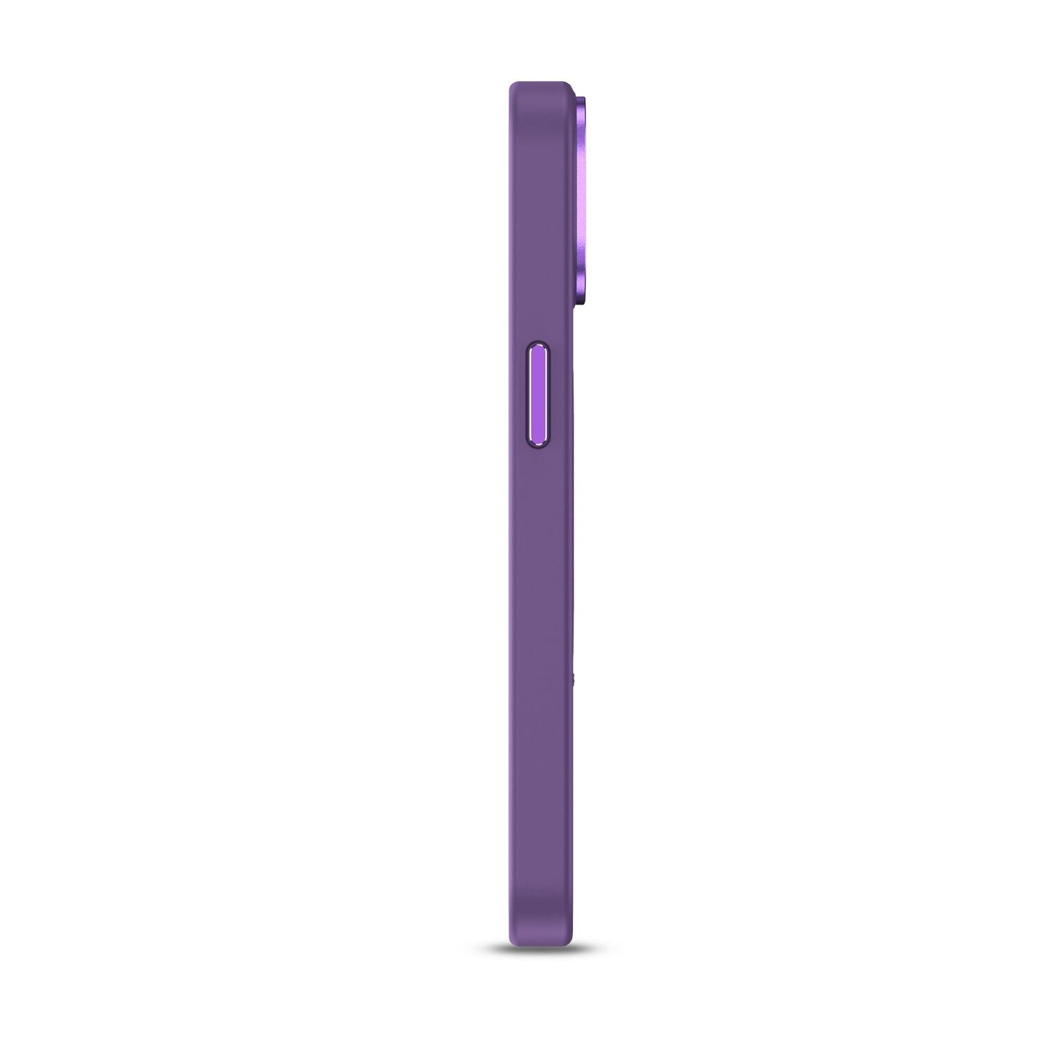 Left. Mybat Pro - MyBat Pro Shade Series Case with MagSafe Ring Stand for Apple iPhone 17e / 16e / 14 / 13 - Purple - Purple.