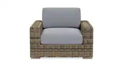 Yardbird® - Ludlow Fixed Chair - Glacier - Front_Zoom