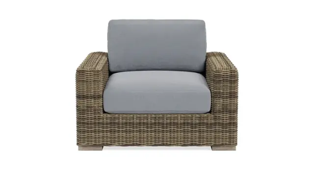 Front. Yardbird® - Ludlow Fixed Chair - Glacier.