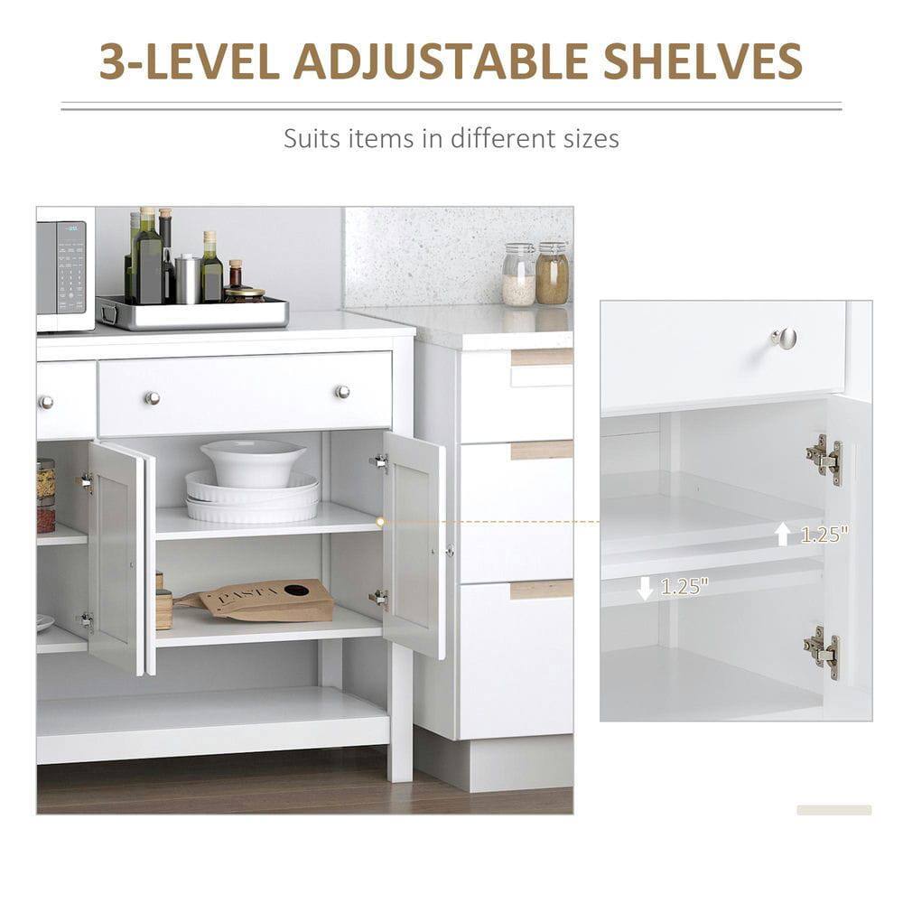 3-LEVEL ADJUSTABLE SHELVES

Suits items in different sizes

1.25"