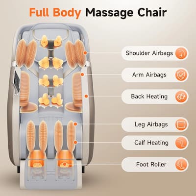 Koligey 4D Massage Chair Full Body, Zero Gravity Recliner Shiatsu Koligey 4D Massage Chair Full Body, Zero Gravity Recliner Shiatsu
