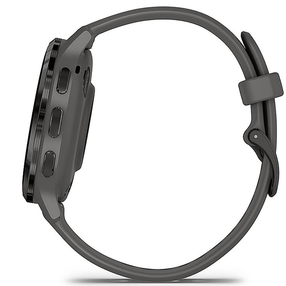 Alt View 5. Garmin - Venu 3S Fitness GPS Smartwatch Slate/Black (41mm) + 2 Year Extended Warranty Bundle - Slate Stainless Steel|Pebble Gray.