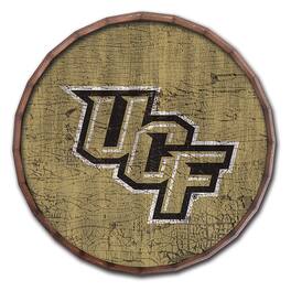 Fan Creations - UCF Knights 24" Cracked Color Barrel Top Sign - Multicolor