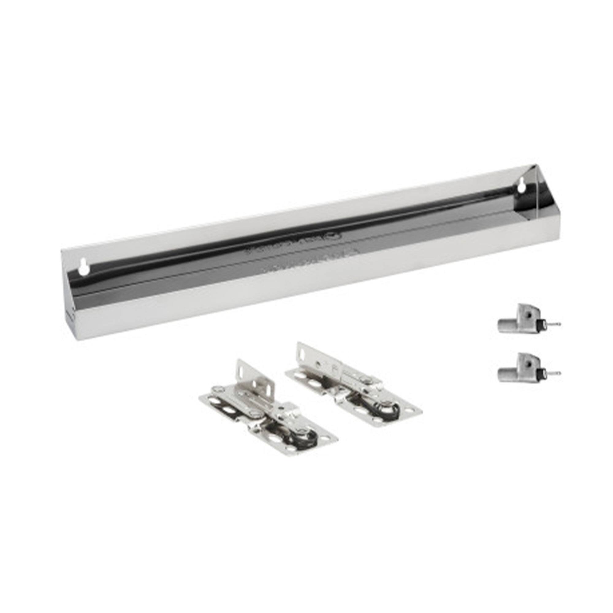 Rev-A-Shelf - 22" Tip Out Tray w/ Soft-close for Sink Base Cabinet, 6581-22SS-SC-1 - Silver