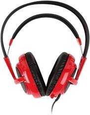 Front. MSI - MSI Siberia 200 Gaming Headset - Black-Red - Black-Red.