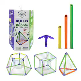South Beach Bubbles - Build-A-Bubble 3D Bubble Maker Kit - Multi-Color