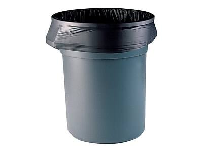 Alt View 1. Heritage Bag - AccuFit 55 Gallon Industrial Trash Bag, 40" x 53", Low Density, 1.3 Mil, 50 Bags/Box - Black.