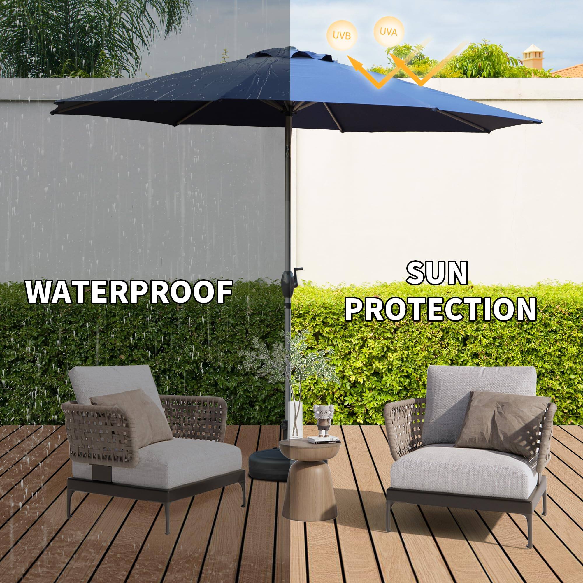 WATERPROOF  
SUN PROTECTION  
UVB UVA
