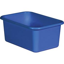 Teacher Created Resources - Blue Small Plastic Storage Bin