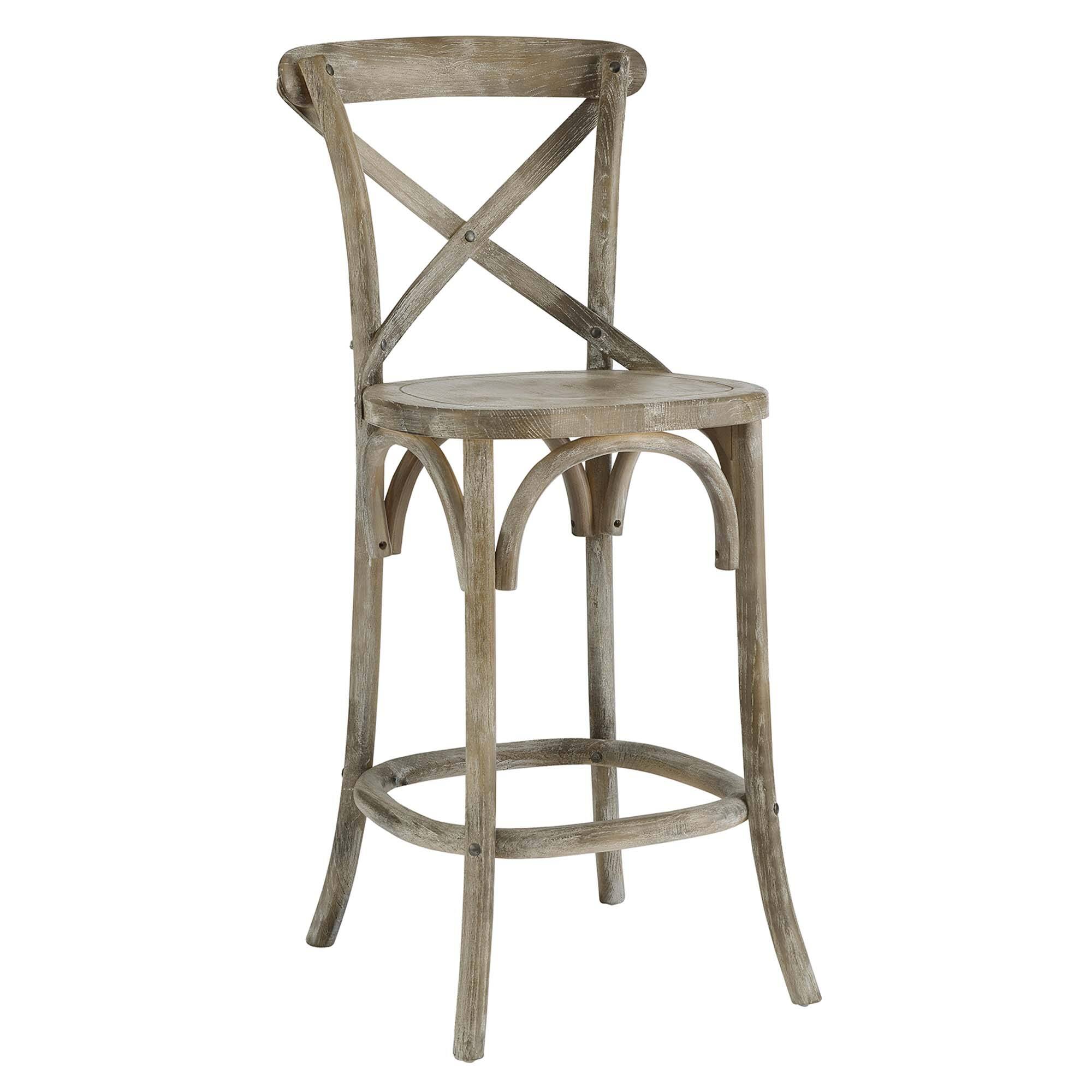 Gear Counter Stool by Modway - Gray