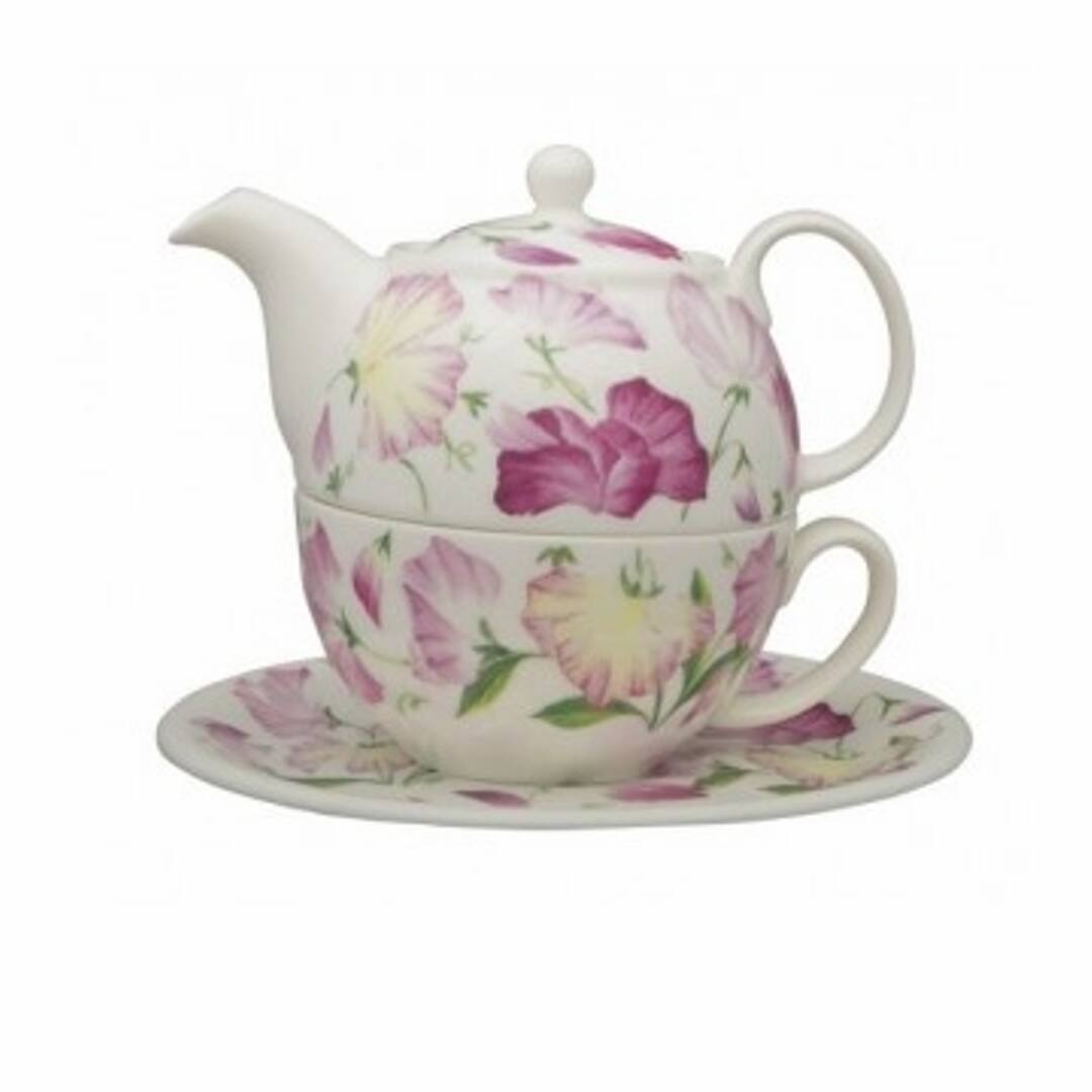 Jiallo - Roy Kirkham Sweet Pea Tea for One Set, Pink - Mutli color