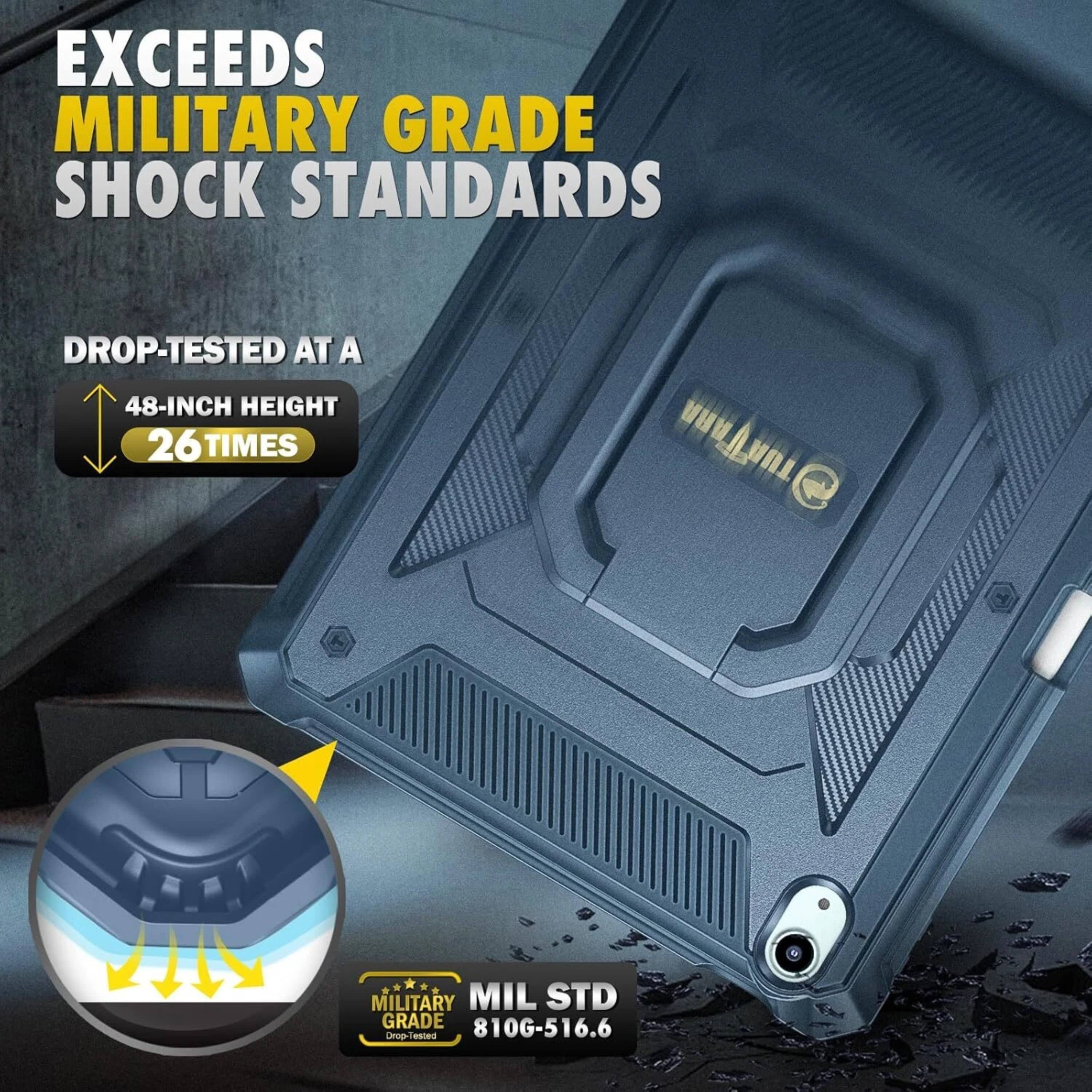 EXCEEDS MILITARY GRADE SHOCK STANDARDS

DROP-TESTED AT A 48-INCH HEIGHT 26 TIMES

MILITARY GRADE
Drop-Tested
MIL STD 810G-516.6