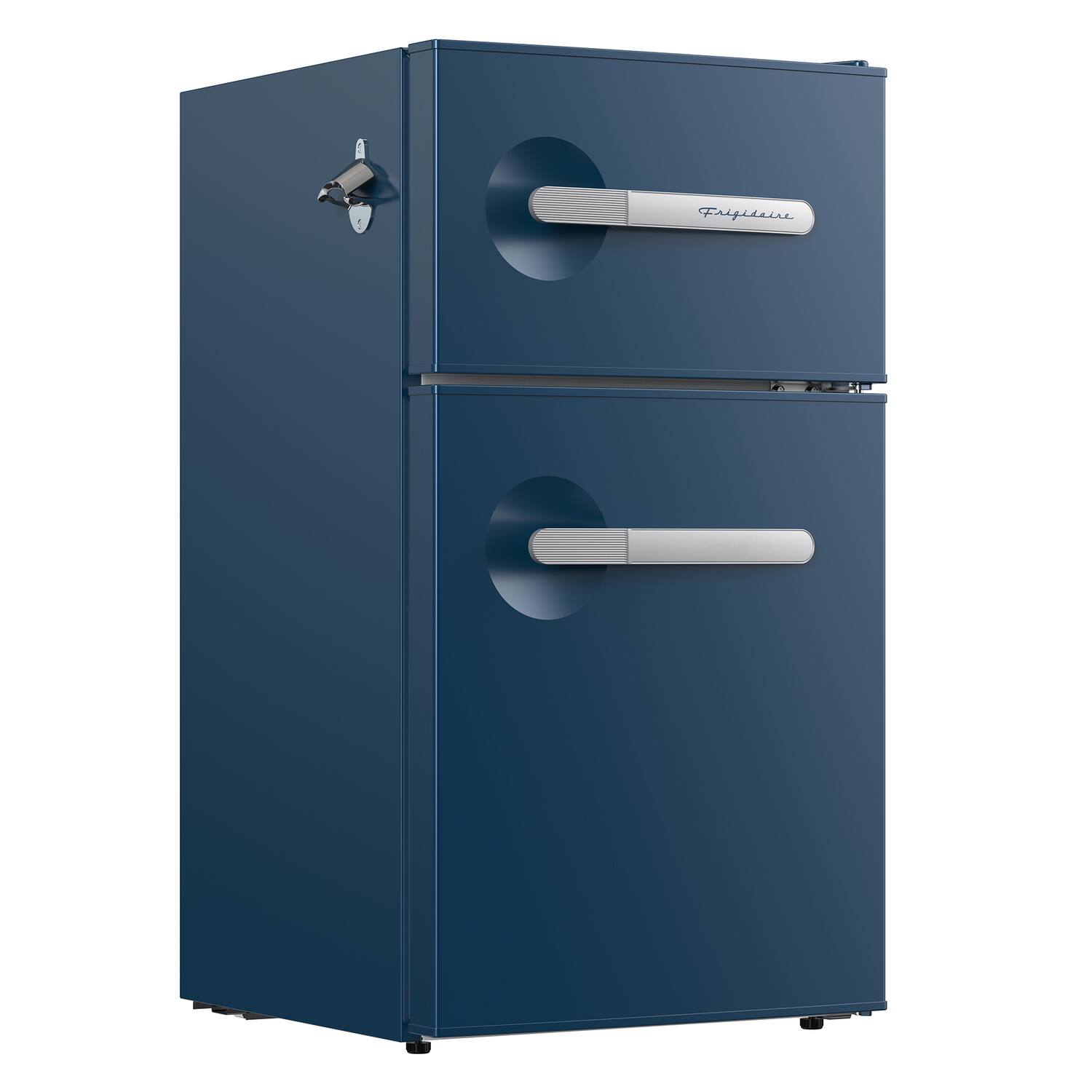 Alt View 2. Frigidaire - 3.1 Cu Ft 2-Door Retro Bar Refrigerator, Side Bottle Opener - Azure.