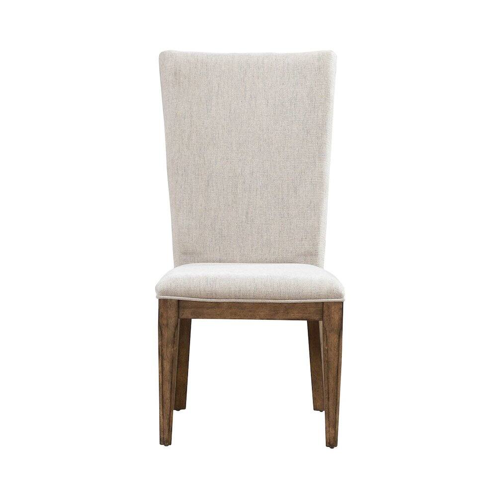 Alt View 1. Liberty Furniture Industries - Carolina Park Upholstered Side Chair for Dining Room - Set of 2 - Amber Brown - Amber Brown.