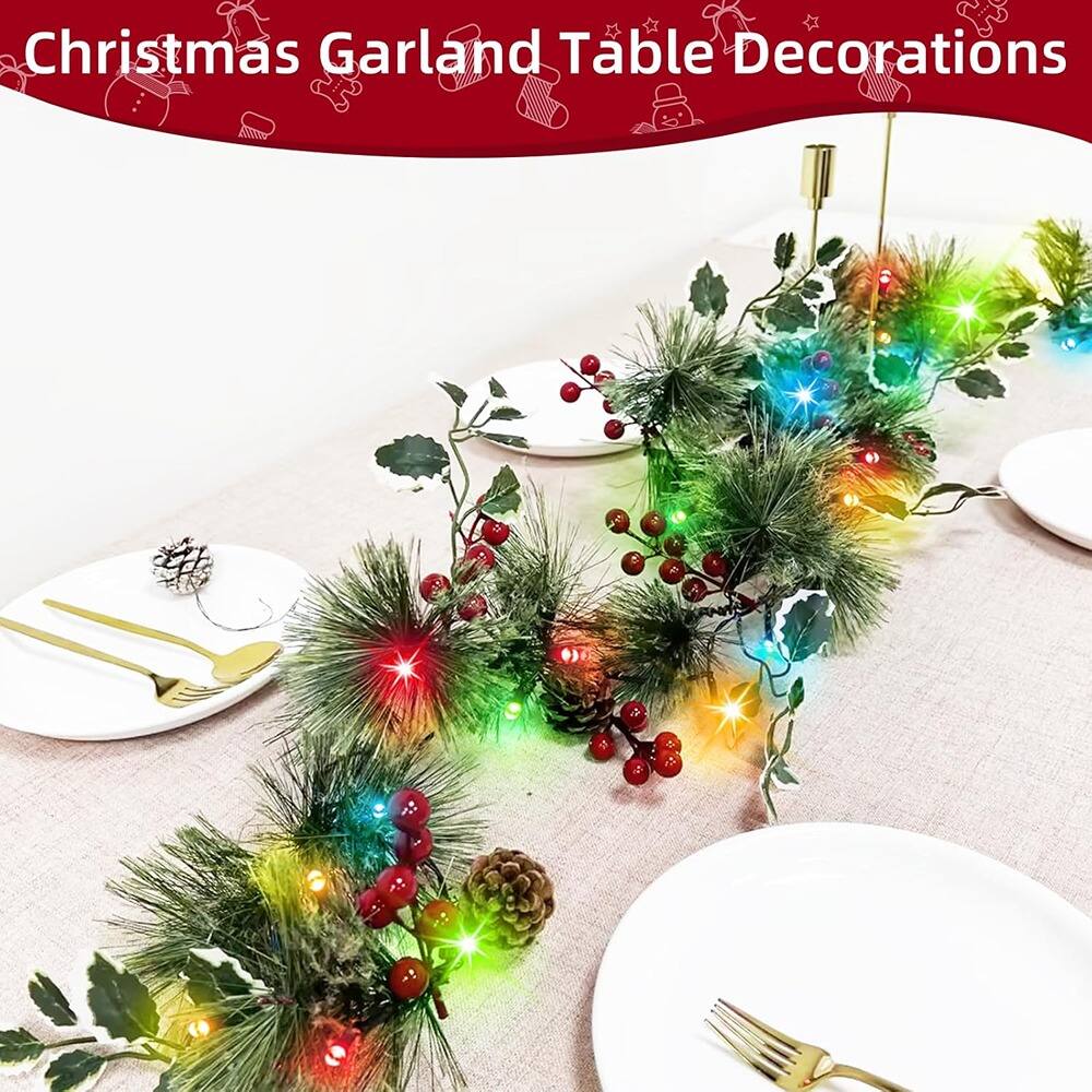 Christmas Garland Table Decorations