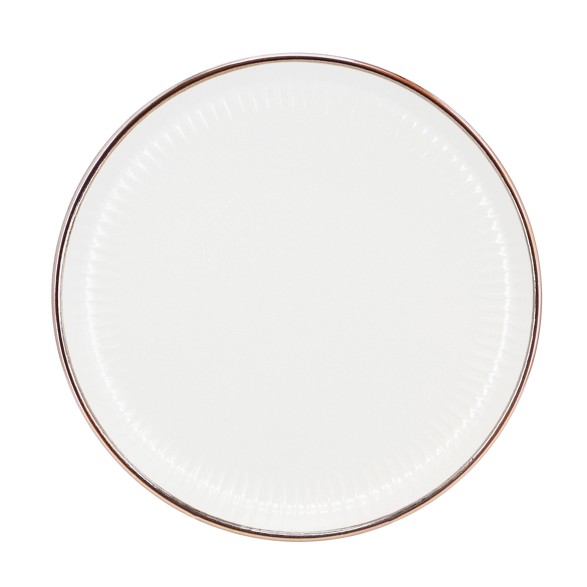 Alt View 3. Elama - Elama Leo 16 Piece Stoneware Dinnerware Set In White - White.