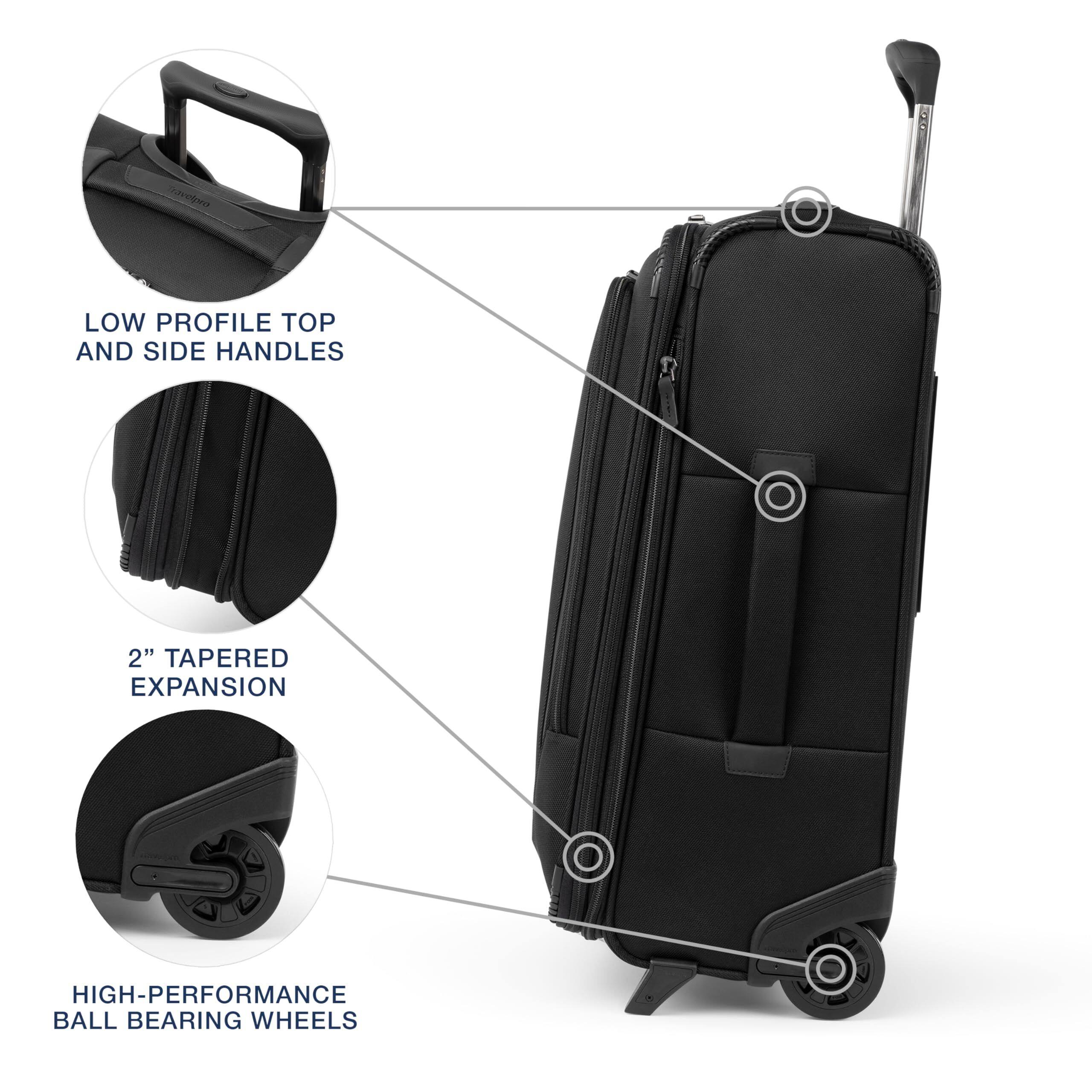 - Low profile top and side handles
- 2" tapered expansion
- High-performance ball bearing wheels