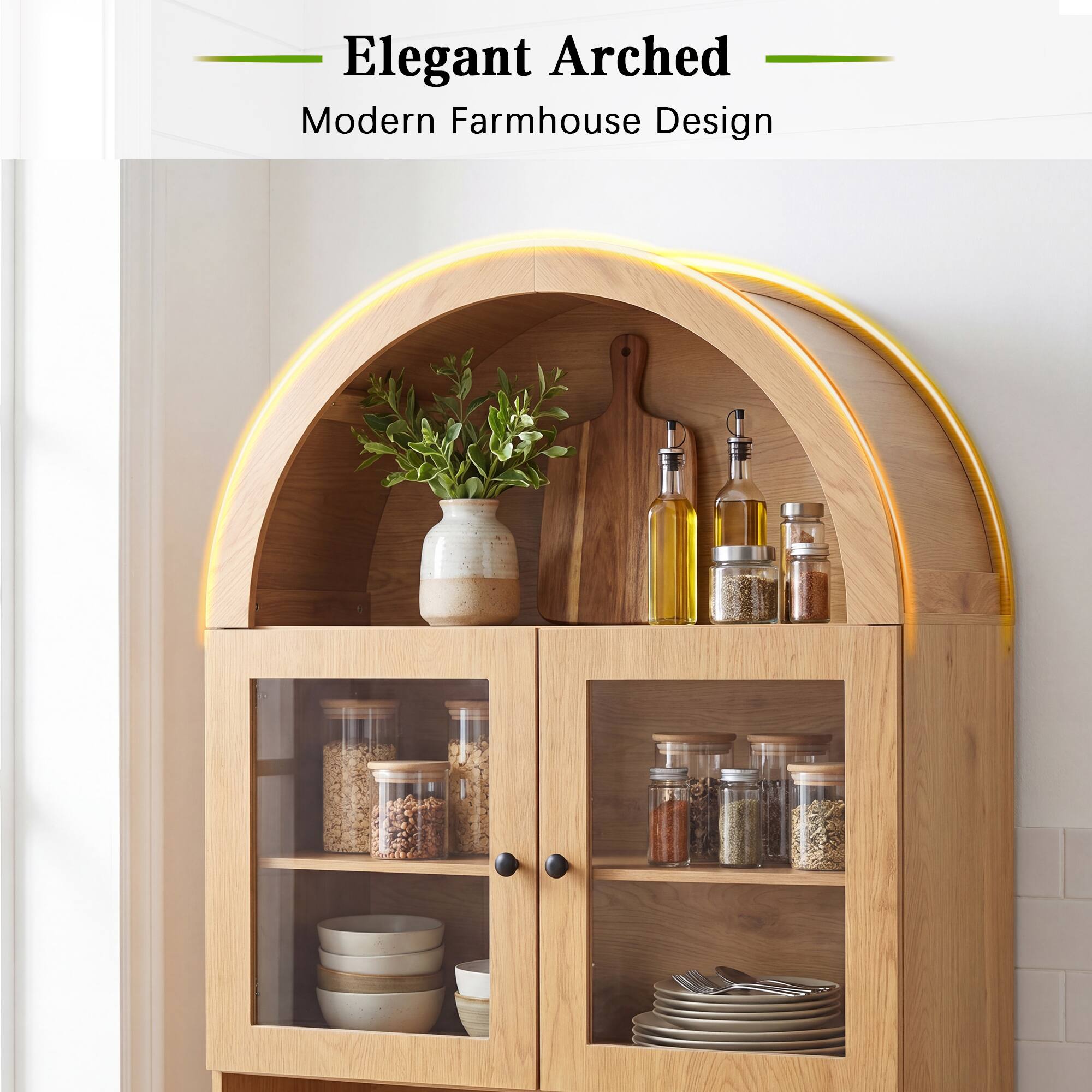 Elegant Arched  
Modern Farmhouse Design