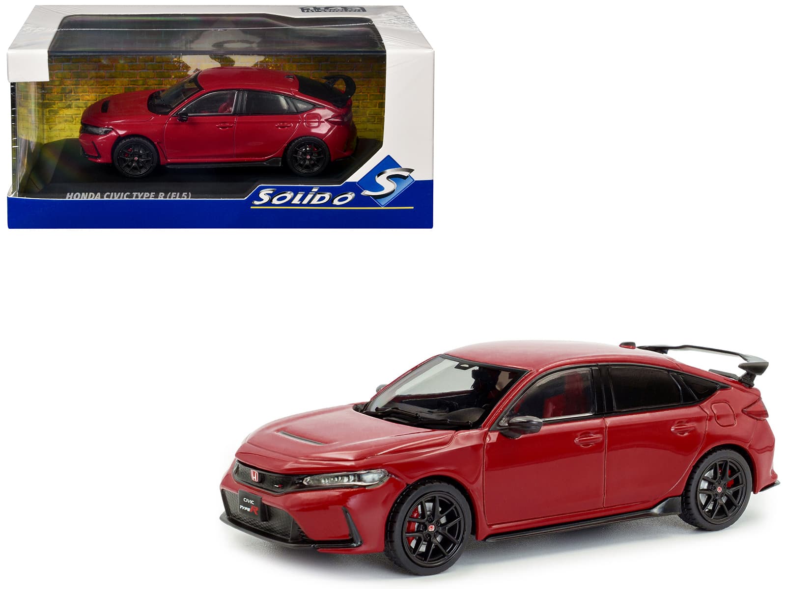 2022 Honda Civic Type R Rally Red 1/43 Diecast Model Car by Solido price history on PriceWatchPro
