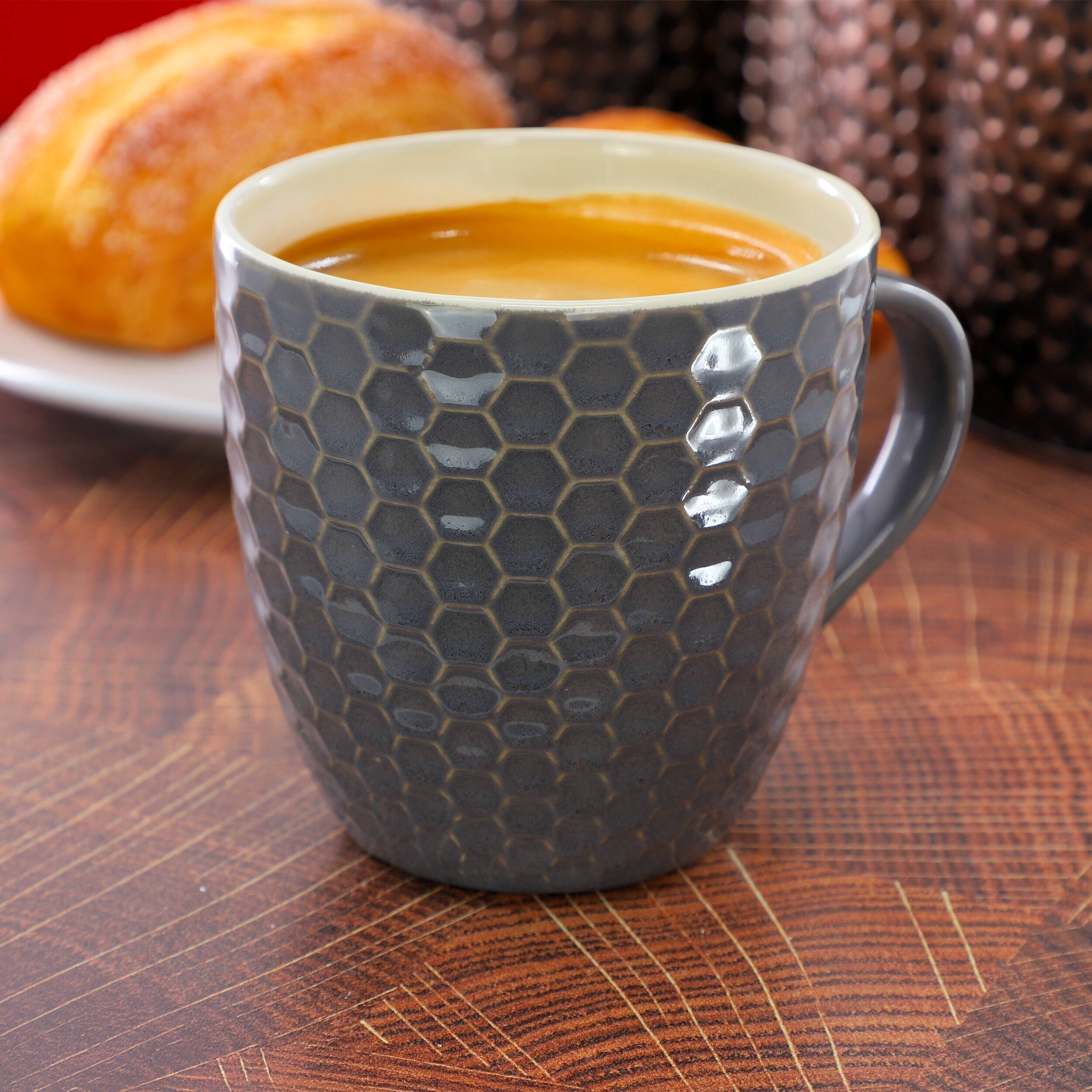 Alt View 7. Elama - Elama Honeycomb 6-Piece 15 oz. Mug Set, Assorted Colors - Assorted.
