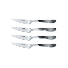 Global - GTF-4001 4 Piece Steak Knife Set - Silver