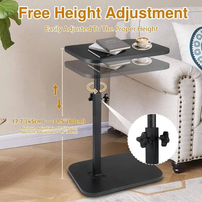 Free Height Adjustment  
Easily Adjusted To The Proper Height  

17.7" (45cm) – 31.5" (80cm)  
Minimum Adjustable 17.7" (45cm)  
Maximum Adjustment 31.5" (80cm)